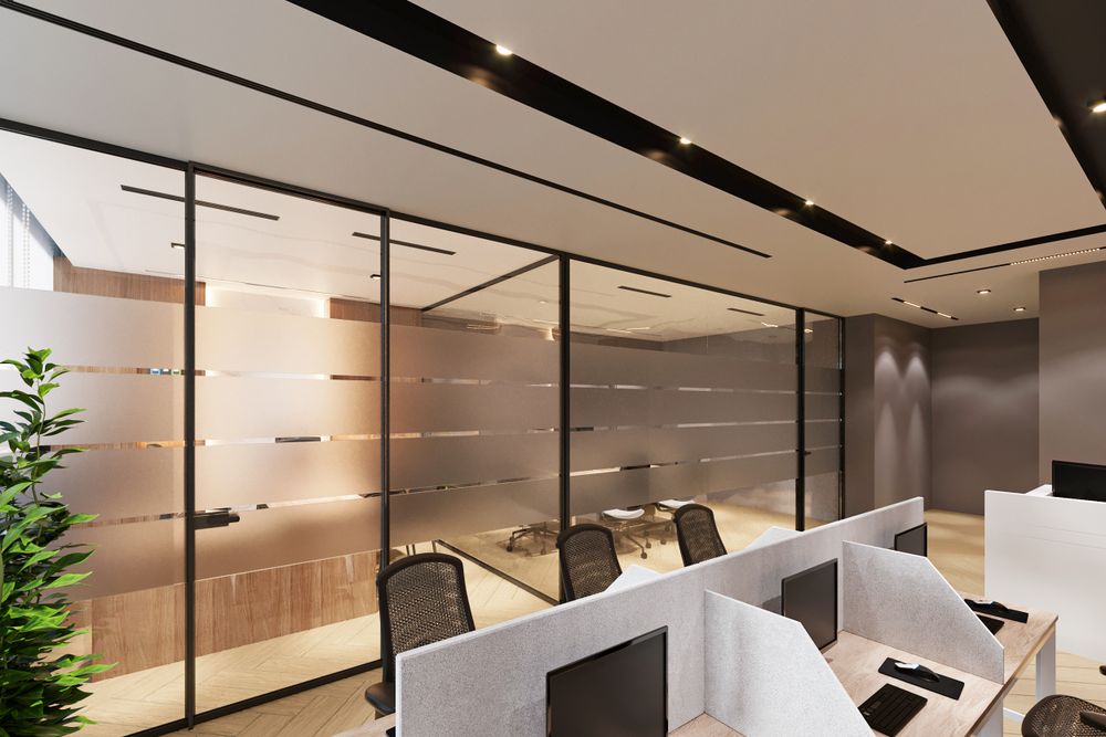 Blog 1 office window film for glass partitions adding privacy without losing light